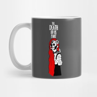 Red head skull girl Mug